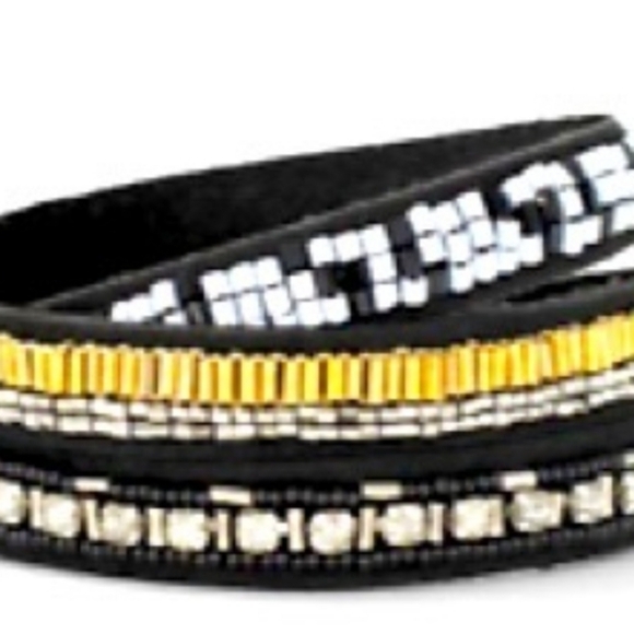 Stella & Dot Emma Triple Wrap Bracelet Brand New In Original Box  $69 - Picture 2 of 3